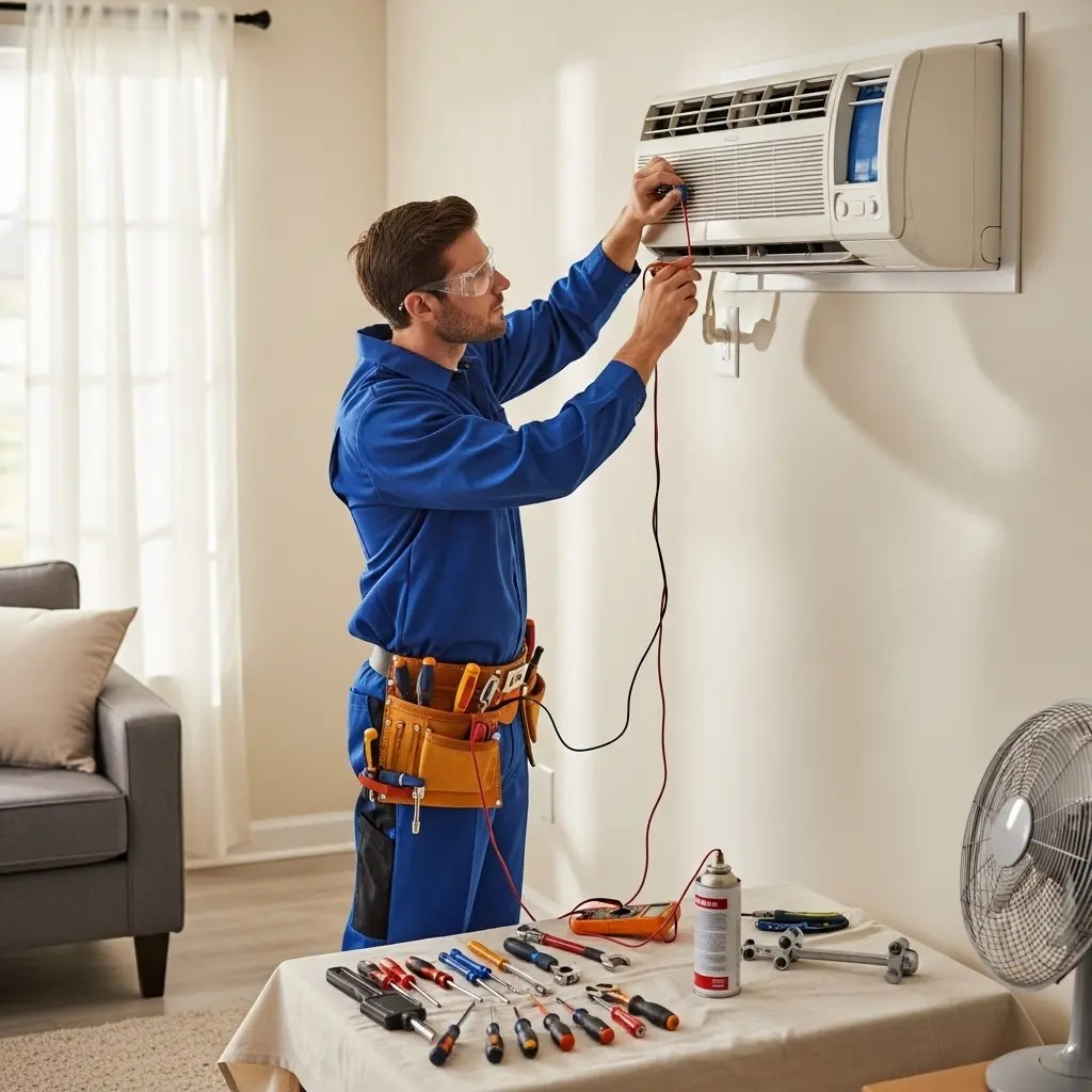 Bayraklı Vaillant Vaillant klima gaz dolumu ve bakım – Enerji verimliliği artırıldı. - Teknik servis örneği